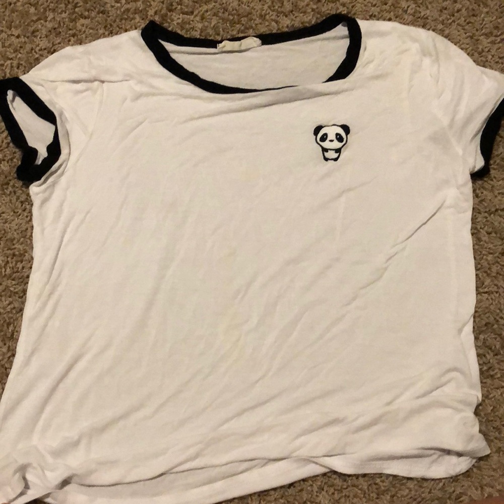 White panda shirt